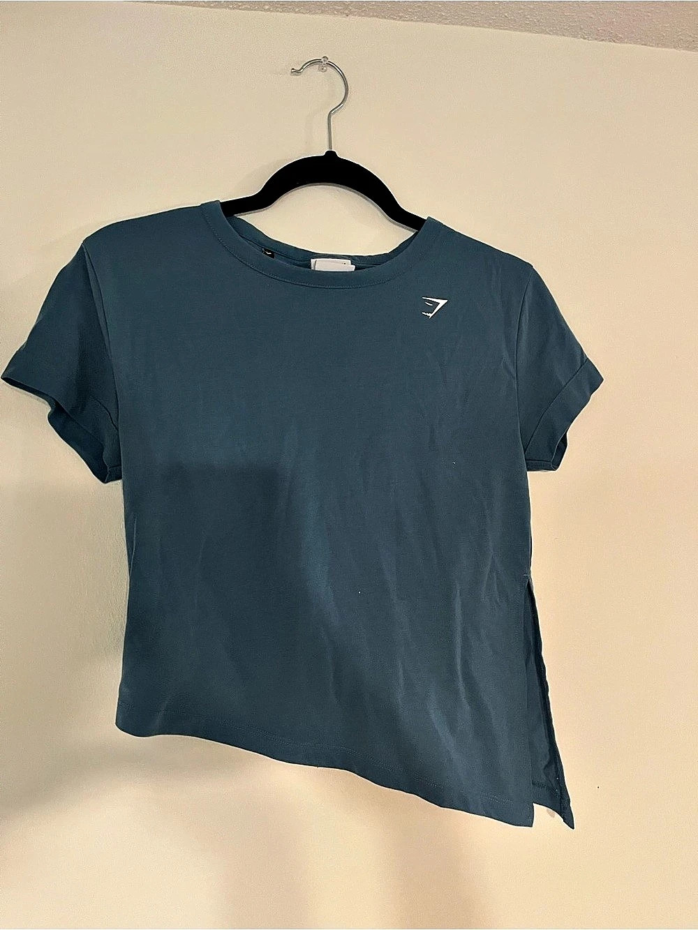 GYMSHARK Essential T-Shirt Short Sleeve Tee Blue XS